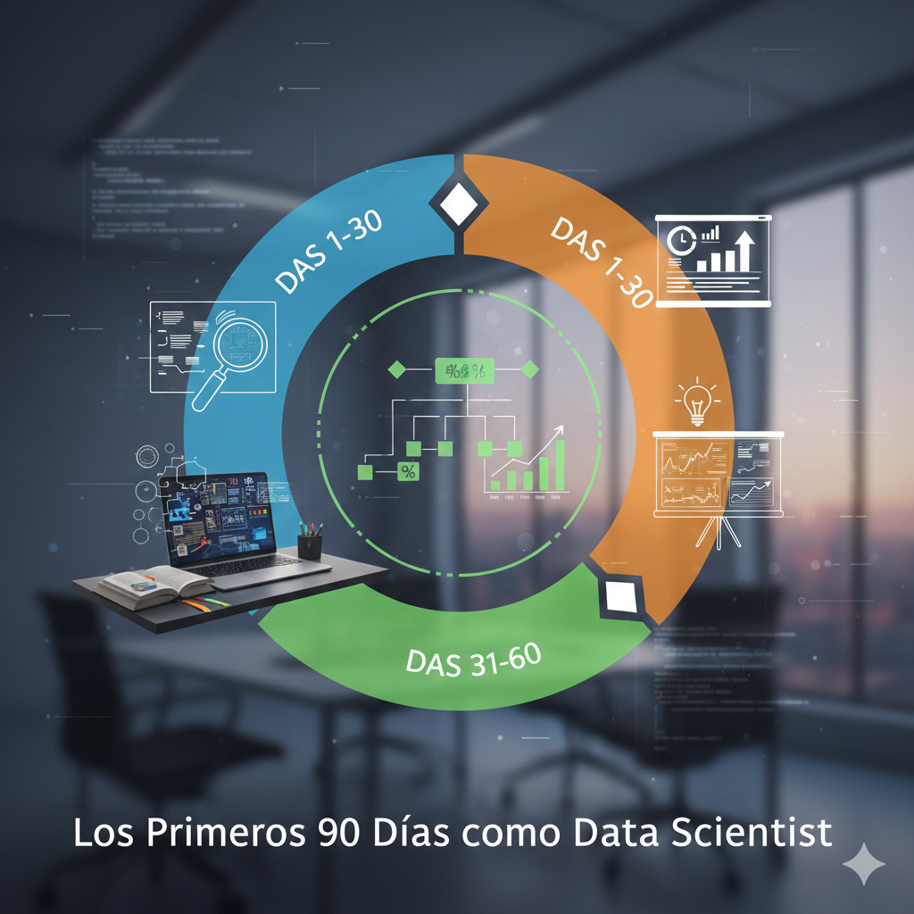 Los Primeros 90 Días como Data Scientist: Tu Hoja de Ruta hacia el Éxito